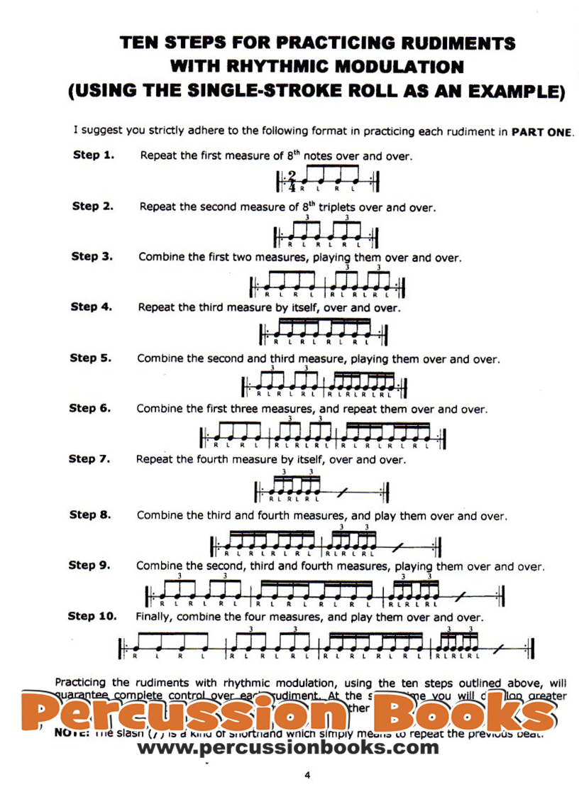 Blood Sweat and Rudiments Sample 1
